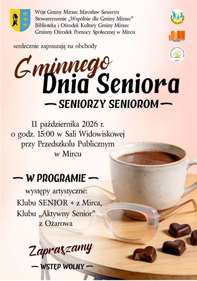Gminny Dzień Seniora  zapraszamy do wspólnego świętowania
